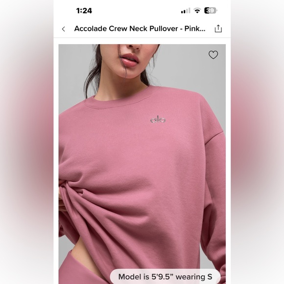ALO Yoga Accolade Crew Neck Pullover-NWT!!! - Picture 10 of 11